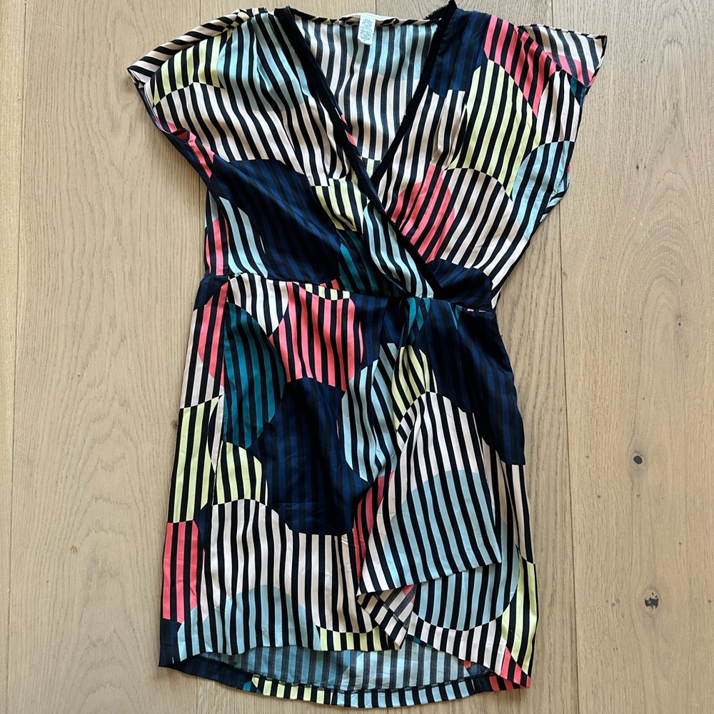 DVF striped lightweight dress